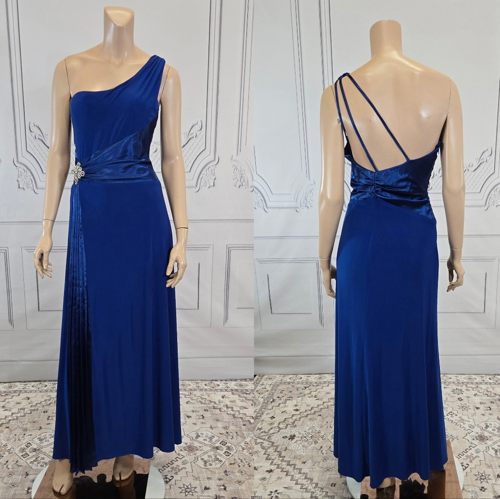 Eureka USA Vintage Y2K Strappy Blue Party Prom Homecoming Dress sz L